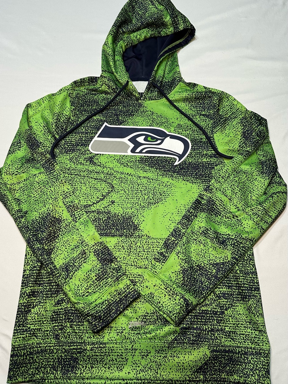 Zubaz NFL Seattle Seahawks Fleece Hoodie Mens Small